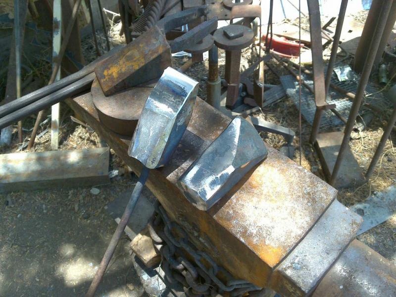 hand made cross and diag pein
