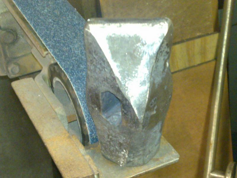 Hand Forged 3.Lb diagonal pein $100.00 (k1045) hard/temp, handled.
