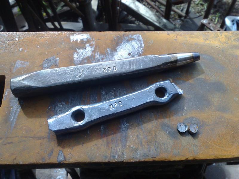 h13 8mm hot punch, 12mm steel, 
