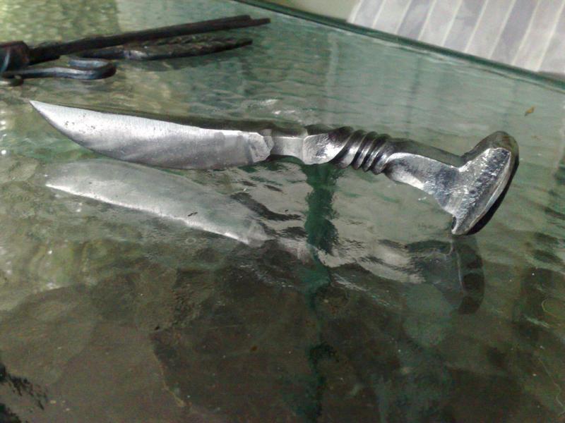 muckin about with a rail spike, took about 15-20 minutes